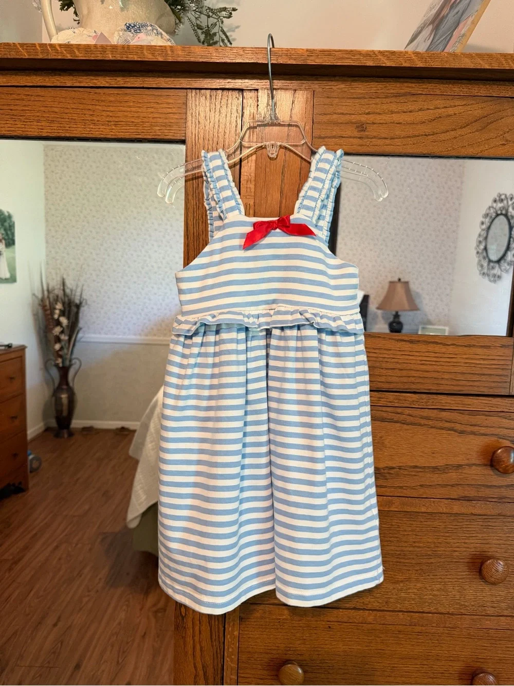 Rachel Zoe 4T Monogramable Blue Summer Dress
